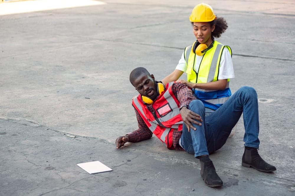 Injured While Working Outdoors